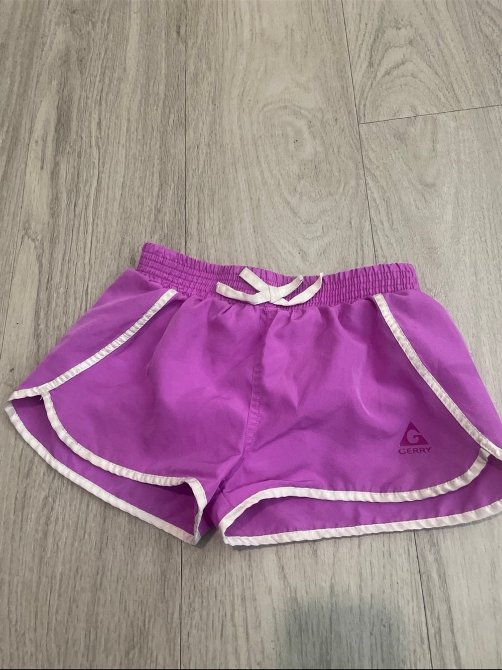 Gerry Weber Girls Purple Pink Trim Athletic Shorts